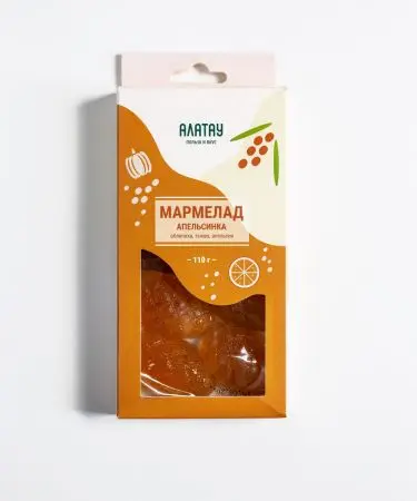 Мармелад фруктовый Апельсиновый, 110 гр Мармелад фруктовый Апельсиновый, 110 гр